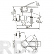 Смеситель для ванны ARGO DELTA 4005P, однорычажный - фото 2