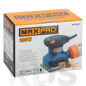 Шлифмашина вибрационная MAX-PRO 230Вт - фото 2